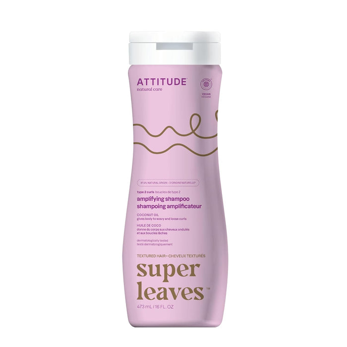 ATTITUDE Super Leaves Curl Amplifying Shampoo 16 OZ