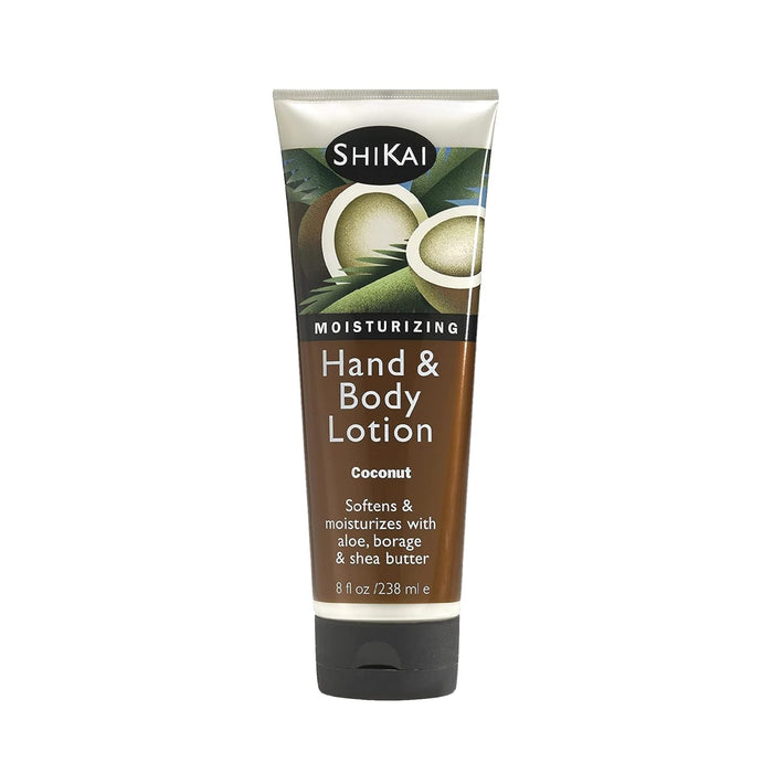 Shikai  Moisturizing Hand And Body Lotion Coconut  1 Each  8 Oz