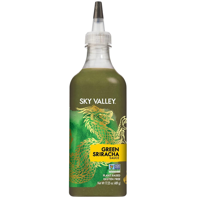 Sky Valley Green Sriracha Sauce 17.25 oz