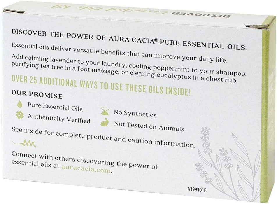 Aura Cacia  Essential Oil Discovery Kit  1 Each  4/.25 Oz