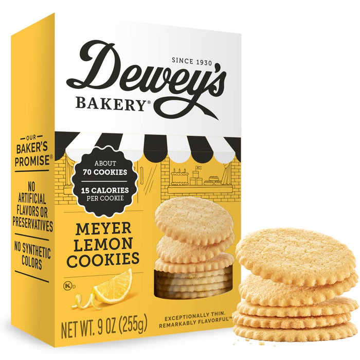 Dewey`S Bakery  Meyer Lemon Thin Cookies  9 Oz