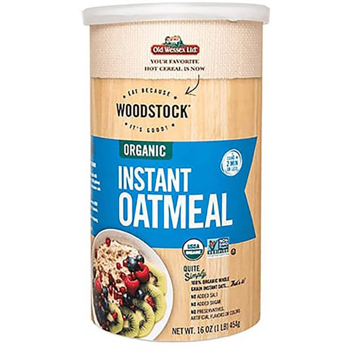 Woodstock Foods  Organic Instant Oatmeal   16 Oz