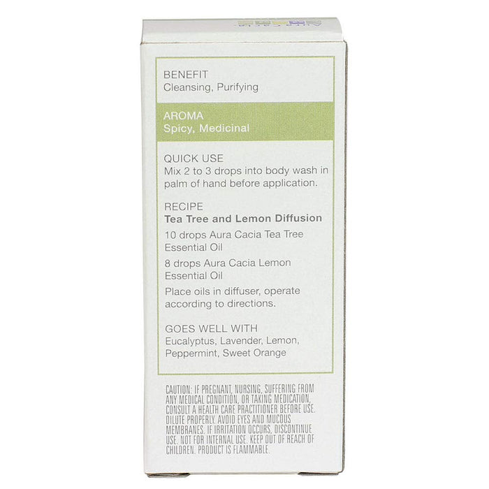 Aura Cacia  Tea Tree Essential Oil   .5 Oz