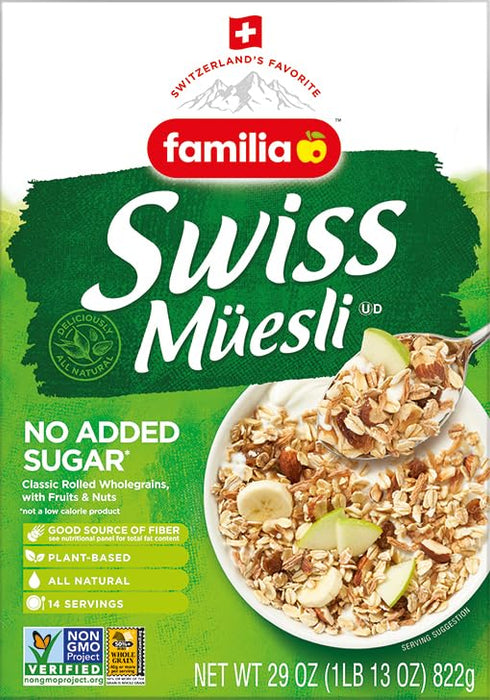 Familia  Swiss Muesli No Add Sugar   29 Oz