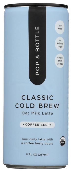 Pop & Bottle  Oat Milk Latte Classic   8 oz