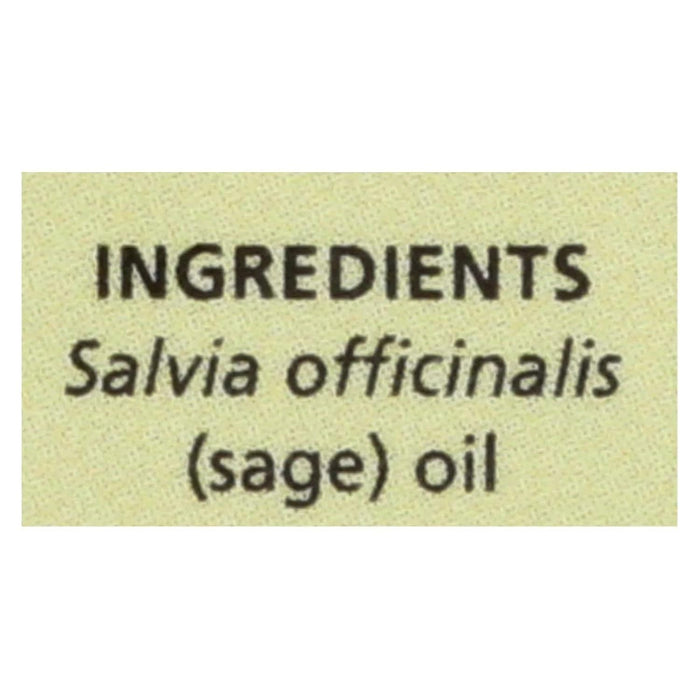 Aura Cacia  Essential Oil Sage  1 Each  0.5 Oz