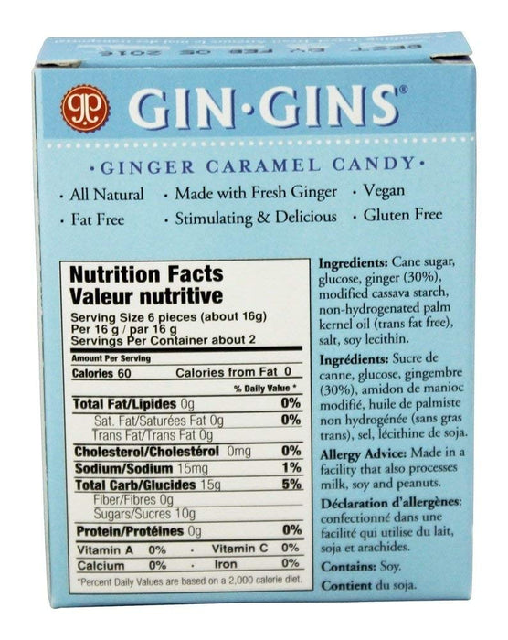 The Ginger People Gingins Super Boost Candy 1.1 oz