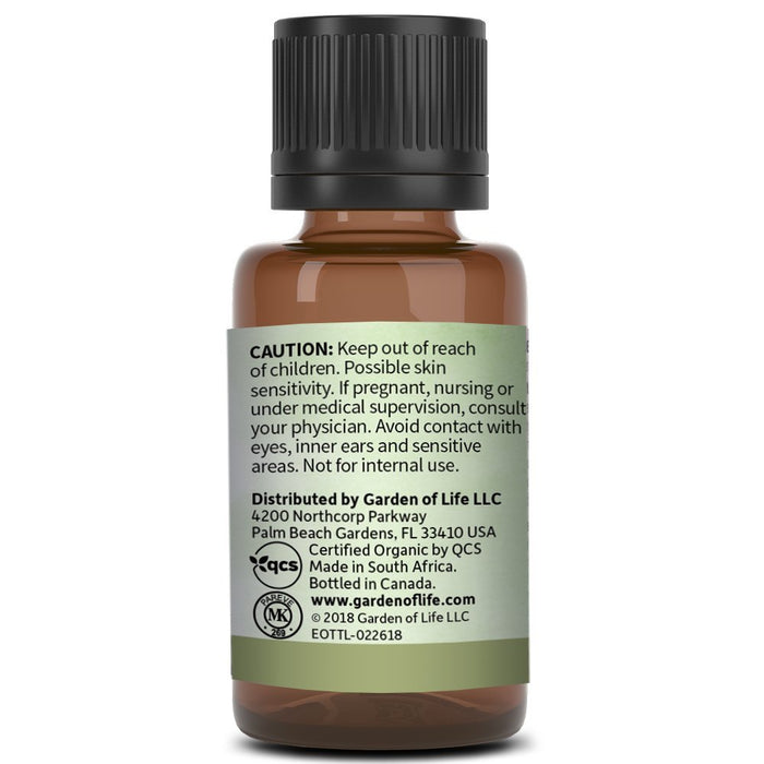 Garden Of Life  Organic Essential Oil Tea Tree  1 Each  0.5 Oz