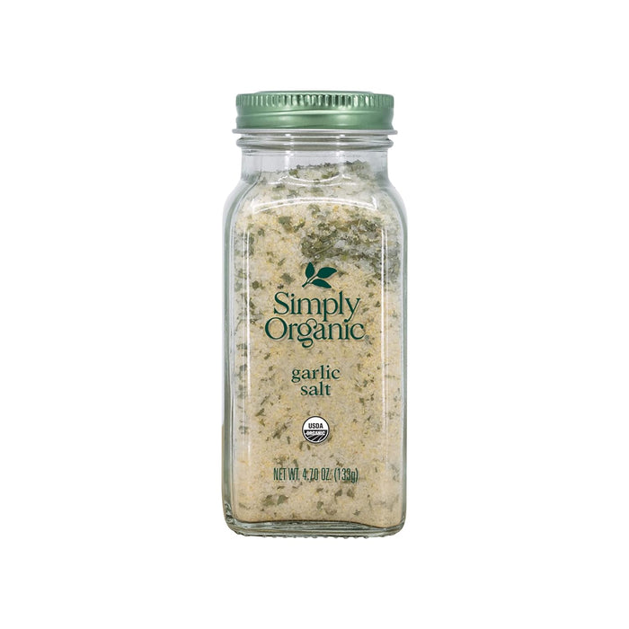 Simply Organic  Organic Garlic Salt  4.7 Oz