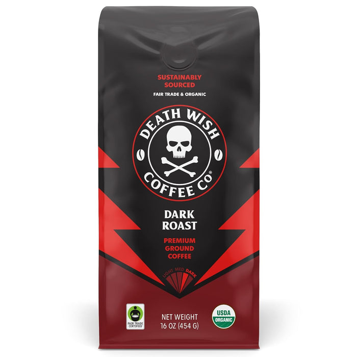 Death Wish Coffee  Ffee Ground   16 oz