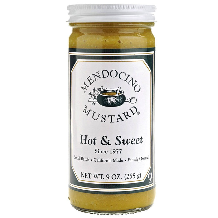 Mendocino Mustard Hot Sweet 9 oz