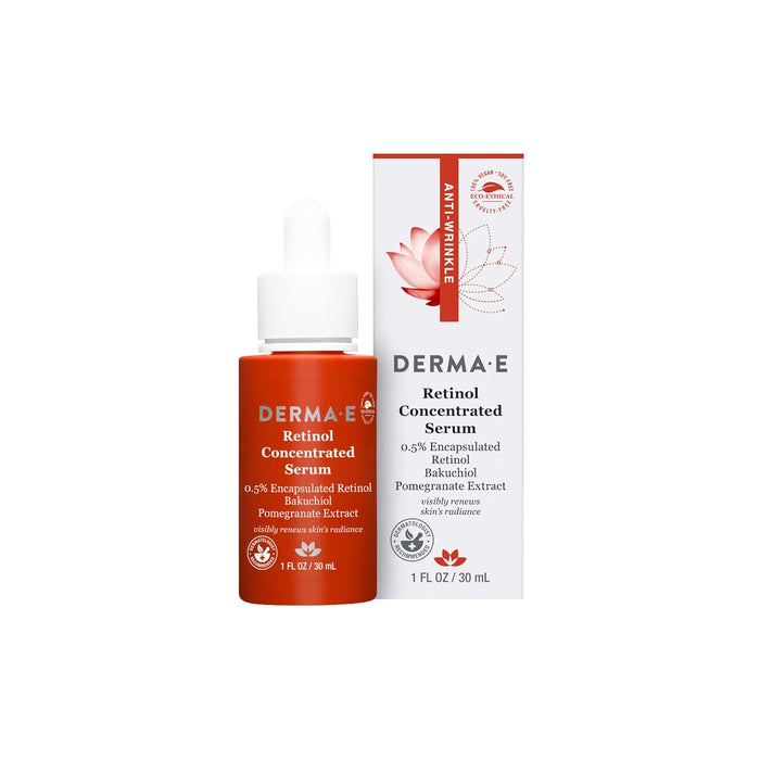 DERMA E Anti Wrinkle Retinol Serum for Youthful Radiance 1 Fl