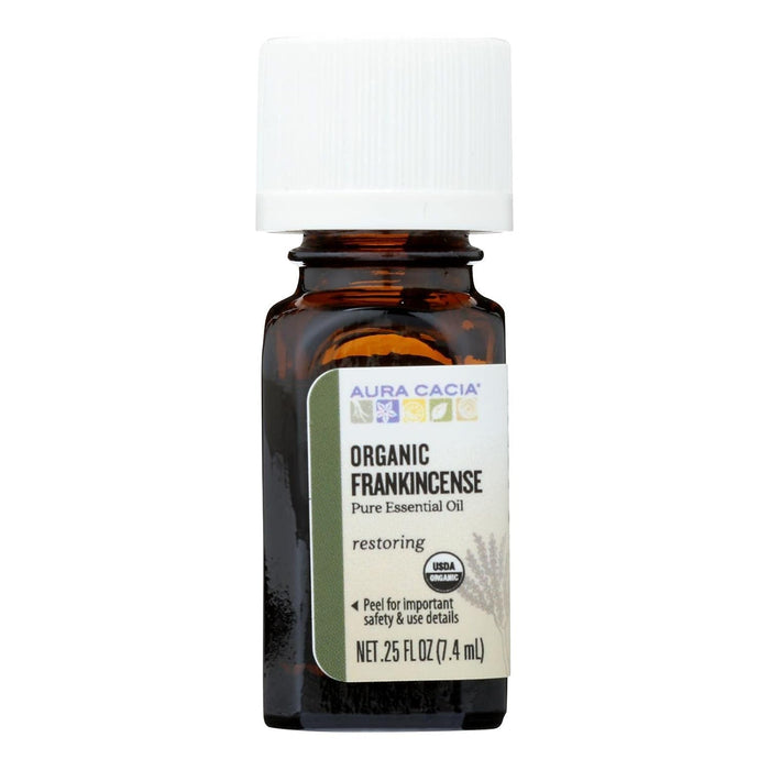 Aura Cacia  Organic Essential Oil Frankincense  1 Each  0.25 Oz