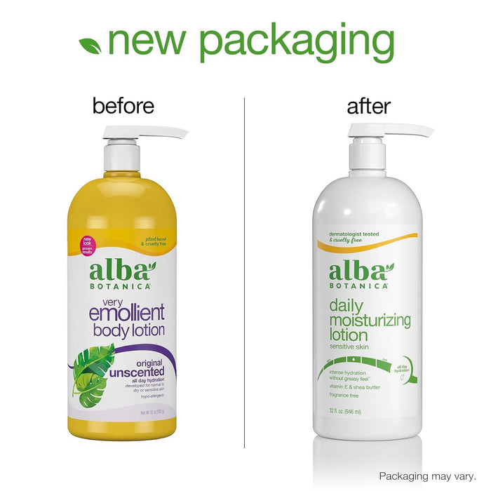 Alba Botanica Very Emollient Body Lotion Unscented 1 Each 32 Oz