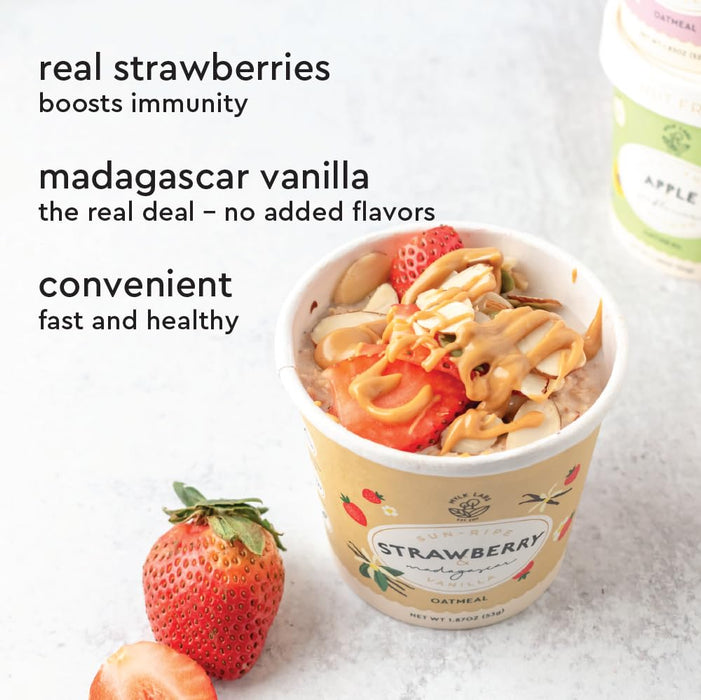 Mylk Labs Oatmeal Cup Strawberry Vanilla 1.87 OZ