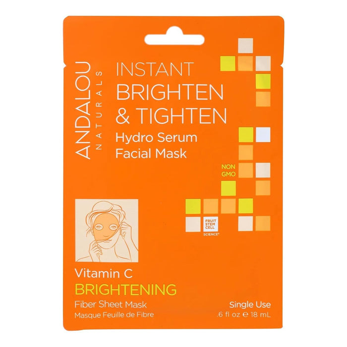 Andalou Naturals Instant Brighten & Tighten Facial Mask Vitamin C 0.6 Oz