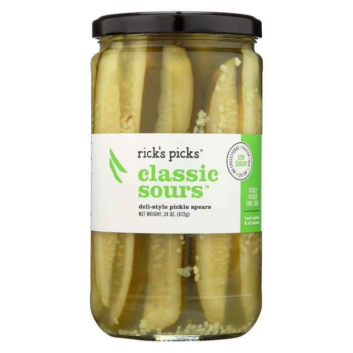 Rick`s Picks Deli-Style Classic Sours Pickle Spears 24 oz