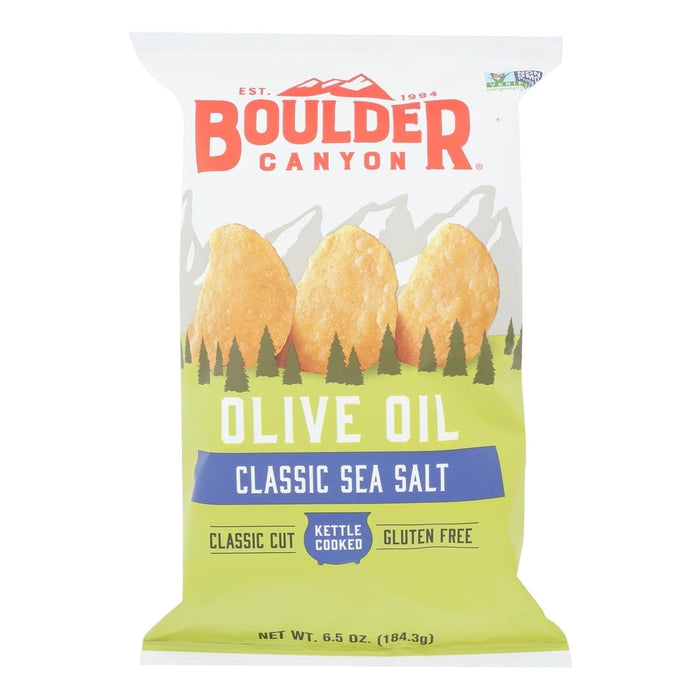 Boulder Canyon  Kettle Chips Classic Sea Salt  6.5 Oz