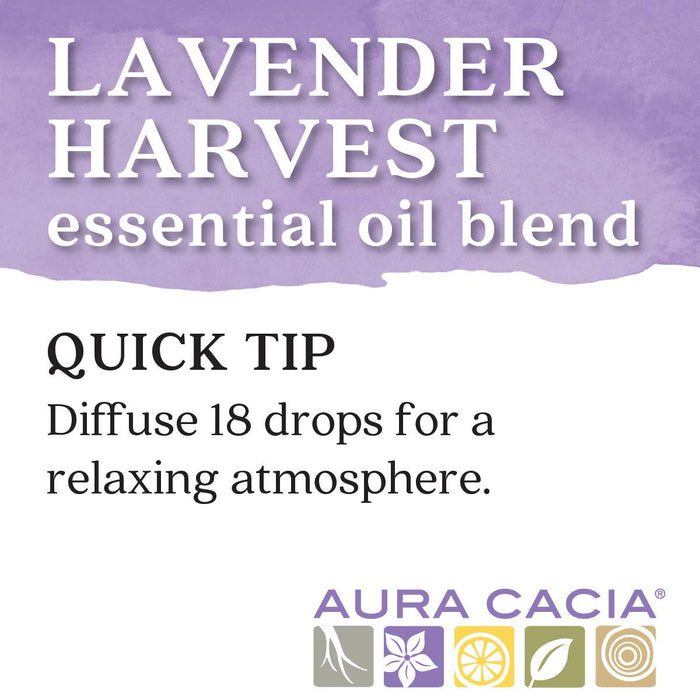 Aura Cacia  Pure Essential Oil  Lavender Harvest  1 Each  0.5 Oz