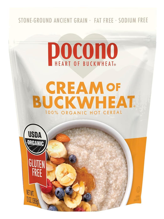 Pocono  Cream Of Buckwheat Organic Cereal   13 Oz