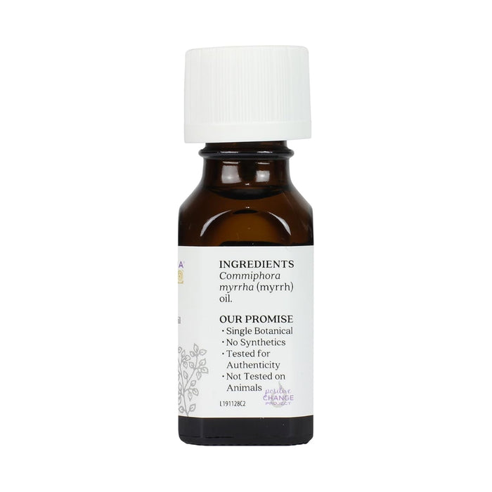 Aura Cacia  Pure Essential Oil Myrrh  1 Each  0.5 Oz