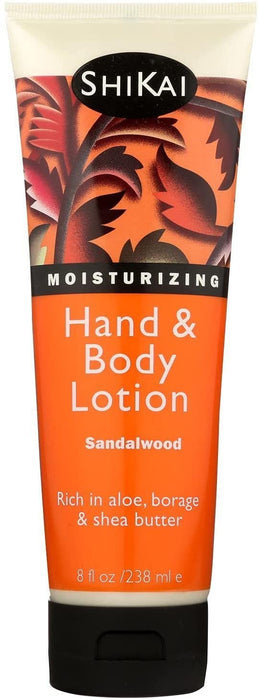 Shikai  Moisturizing Hand And Body Lotion Sandalwood  1 Each  8 Oz