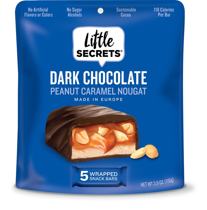 Little Secrets Nougat Bars Peanut Caramel Nougat 3.9 OZ