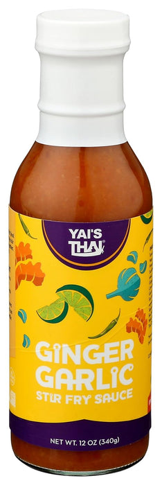 Yai`s Thai Sauce Ginger Garlic 12 oz