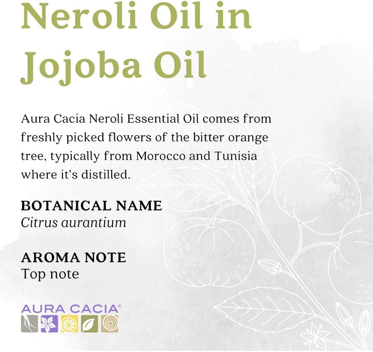 Aura Cacia  Neroli In Jojoba Oil  1 Each  0.5 Oz