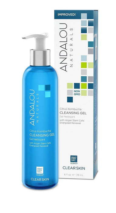 Andalou Naturals Cleansing Gel Citrus Kombucha Clear Skin 1 Each 6 Oz