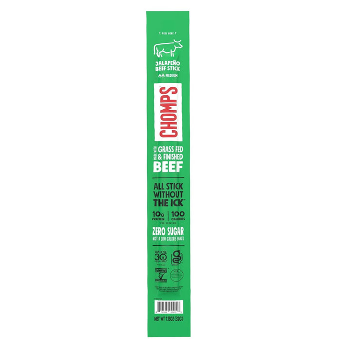 Chomps Beef Sticks Hoppin Jalapeno 1.15 oz