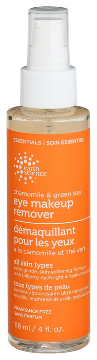 Earth Science  Chamomile Green Tea Eye Makeup Remover  1 Each  4 Fl Oz.