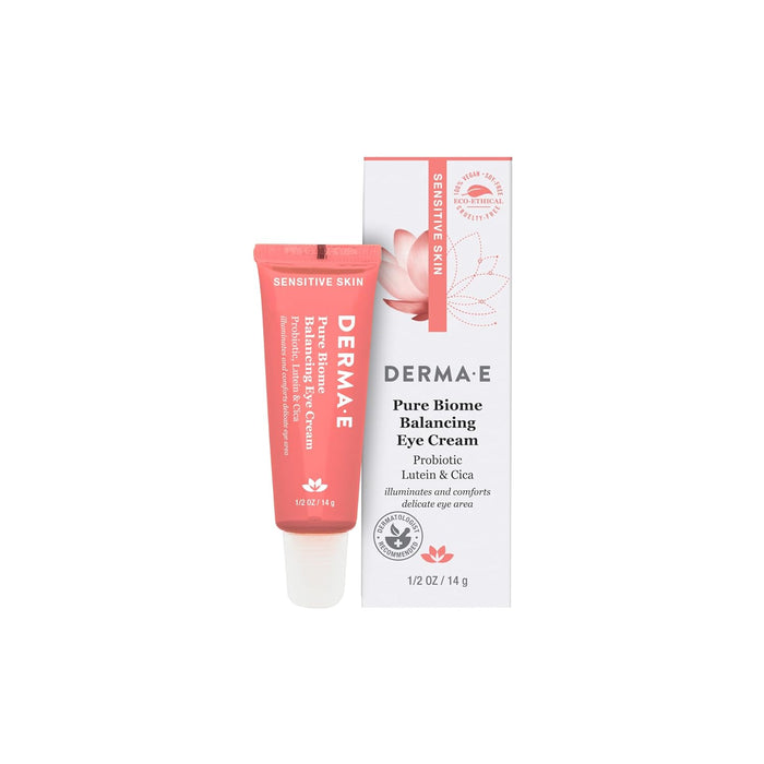 DERMA E Pure Biome Balancing Eye Cream 0.5 OZ