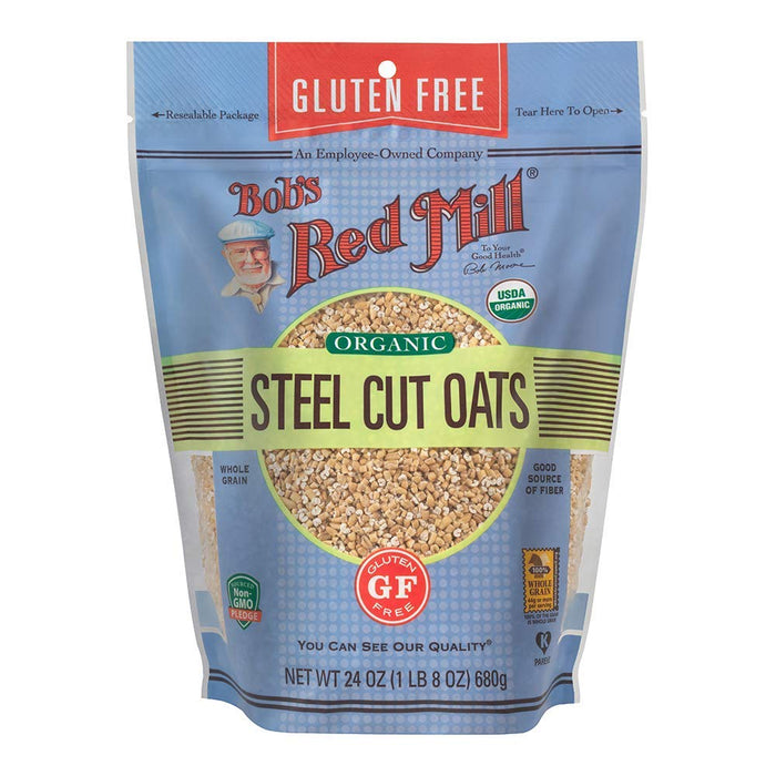 Bob'S Red Mill  Organic Steel Cut Oats Gluten Free   24 Oz