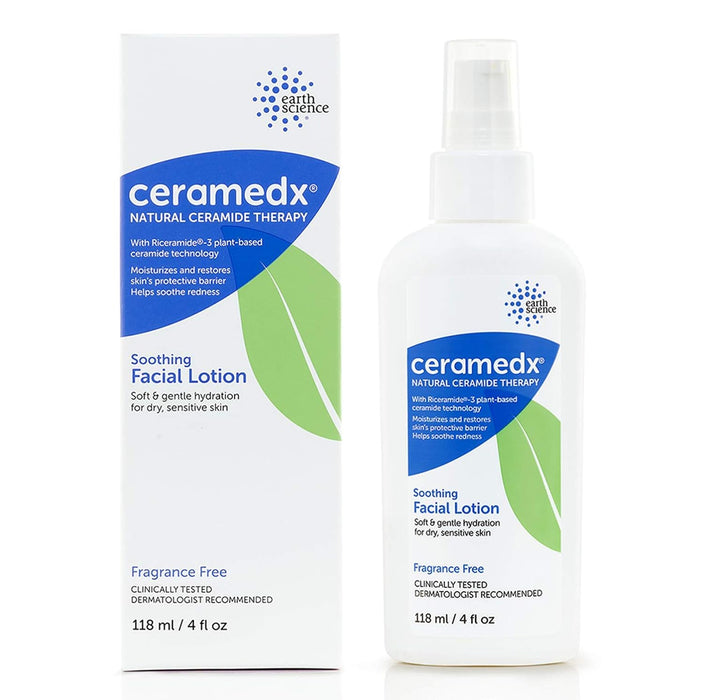 Ceramedx Soothing Facial Lotion Fragrance Free 1 Each 4 Oz