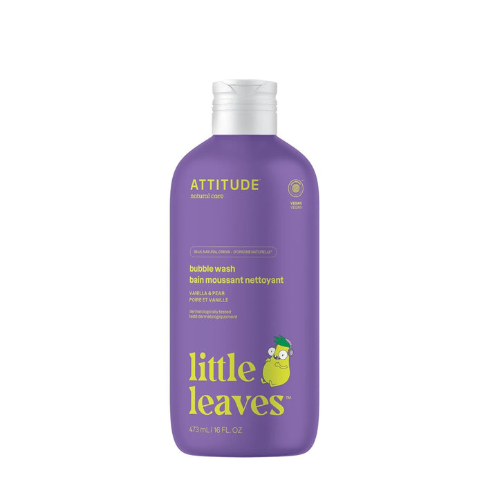 ATTITUDE Bubble Wash for Kids Vanilla & Pear 16 Fl