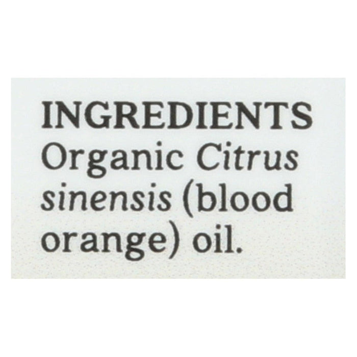 Aura Cacia  Organic Essential Oil Blood Orange  1 Each  0.25 Oz