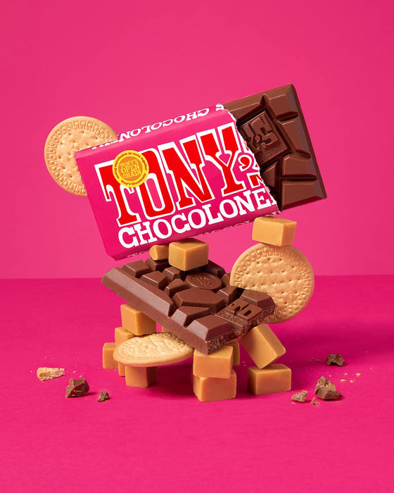 Tony`S Chocolonely Milk Chocolate Caramel Cookie Bar 6.35 Oz