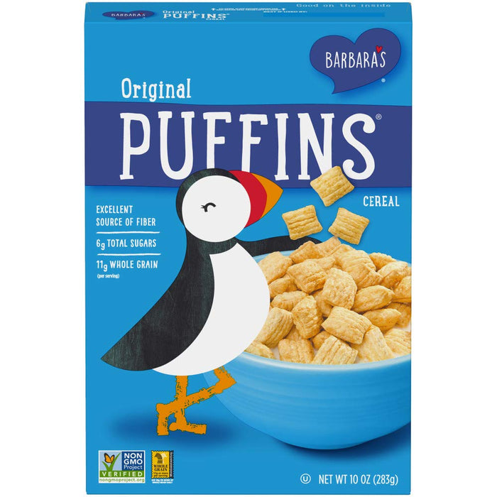 Barbara'S Bakery  Puffins Cereal Original   10 Oz