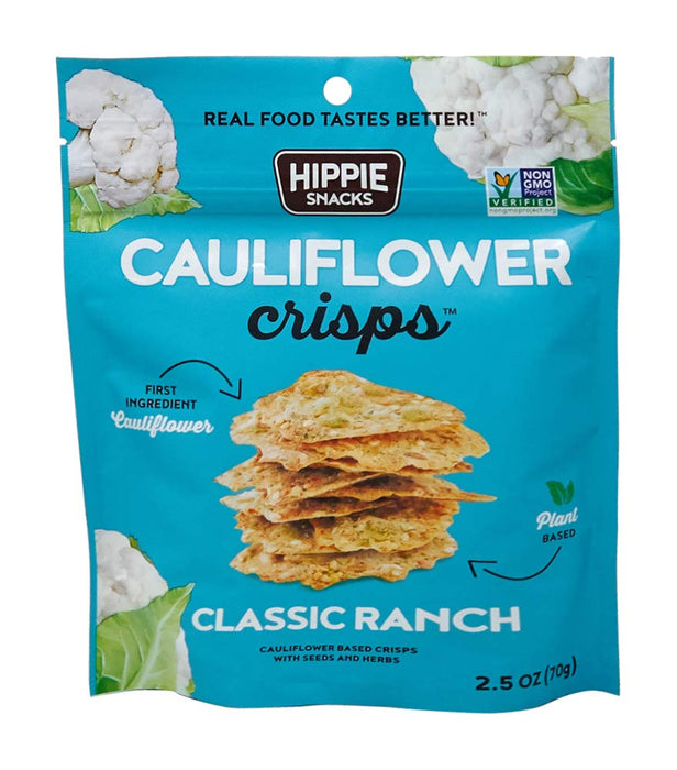 Hippie Snacks  Cauliflower Crsps Ranch  2.5 Oz