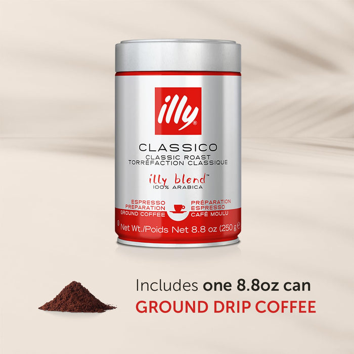 Illy Caffe  Drip Ground Medium Roast   8.8 oz