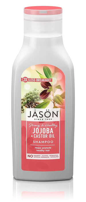 Jason Natural Products  Pure Shampoo Long And Strong Jojoba  1 Each  16 Oz