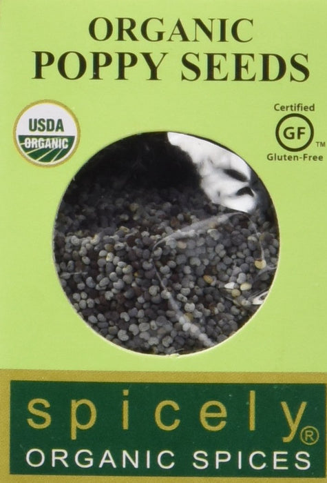 Spicely Organics  Organic Poppy Seeds  .4 Oz