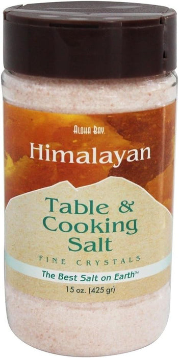 Aloha Bay  Table & Cooking Salt Fine Crystals  15 Oz