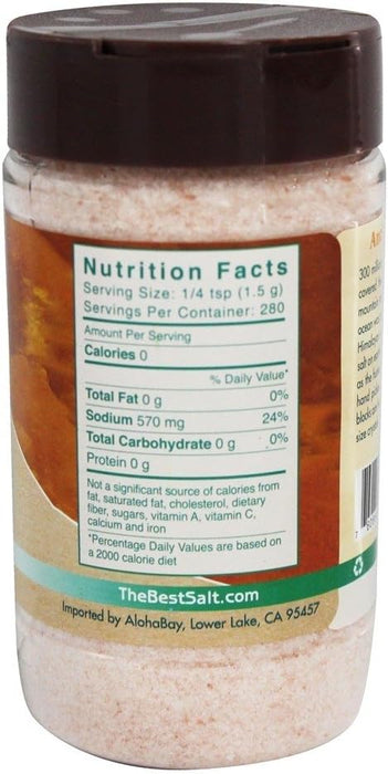 Aloha Bay  Table & Cooking Salt Fine Crystals  15 Oz