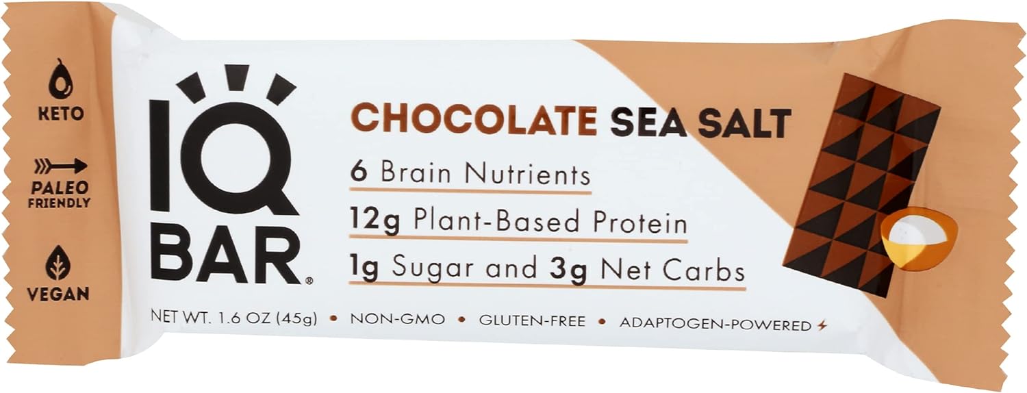 Iq Bar  Chocolate Sea Salt   1.6 Oz