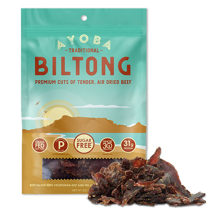 Ayoba-yo Beef Biltong Traditional 2 oz