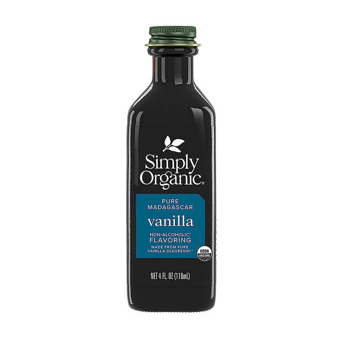 Simply Organic  Organic Vanilla Flavoring  4 Fl Oz