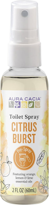 Aura Cacia  Citrus Burst Toilet Spray   2 Oz