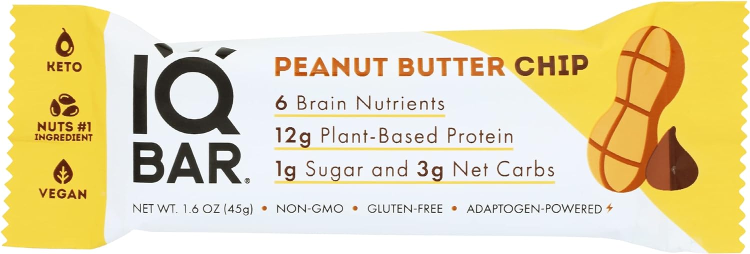 Iq Bar  Peanut Butter Chip   1.6 Oz